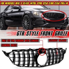 Grill Kühlergrill Frontgrill Für Mercedes C-Klasse W205 C200 C250 C350 15-18 GTR Grill Kühlergrill Frontgrill Für Mercedes C-Klasse W205 C200 C250 C350 15-18 GTR