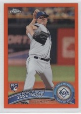 2011 Topps Chrome Retail Orange Refractor Jake McGee #181 0o9