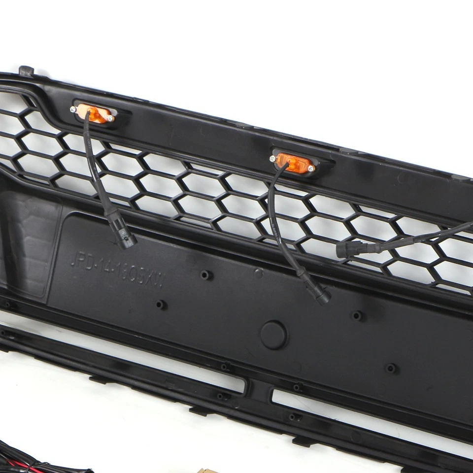 Parrilla delantera ABS con barra LED para Ford Transit Connect 2014-2018 (EE. UU.) Foto 2 de 4