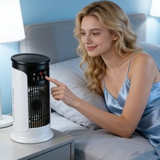 Portable Air Cooler Fan Humidifier LED Personal Cooling Mini AC Air Conditioner