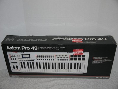M-Audio Axiom Pro 49 USB / Midi Synth Controller Keyboard white from my Studio