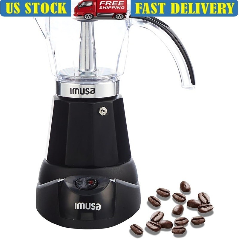 W/ Detachable Base Traditional Cuban Italian Coffee New
