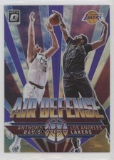 2021-22 Panini Donruss Optic Air Defense Purple Prizm Anthony Davis #2 9o3