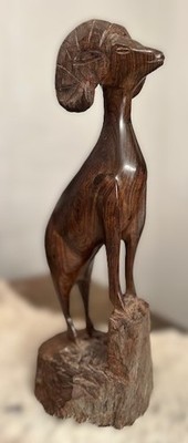 IRONWOOD BIGHORN SHEEP-RAM - LARGE SIZE- 18''H X 7''L