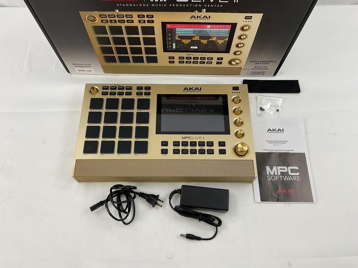 AKAI Professional Gold Editon MPC Live II Standalone Production