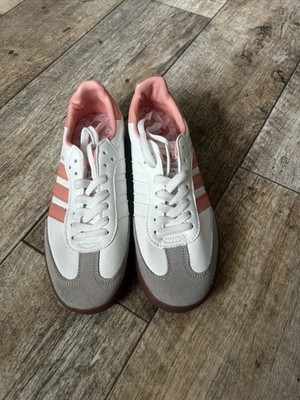 Adidas Samba Damen Sneaker Weiß/Rosa   Neu   Größe 37
