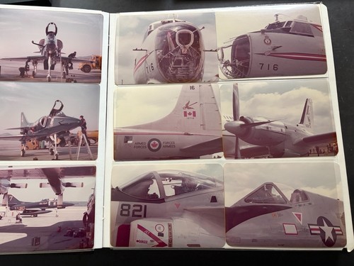 Fantastic collection of 288 (!) orig. photos of military planes etc. ca. 1970's