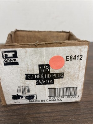 Lot/59 1/8  FGD Hex HD Plug