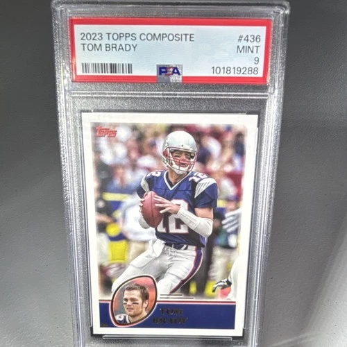 2023 Topps Composite Tom Brady #436 PSA 9 Base Set New England Patriots NFL