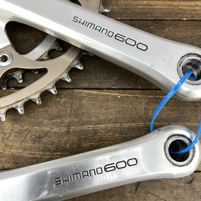 Vintage Shimano 600 FC-6207 Crankset 170mm Japan 52/40T Road Bike
