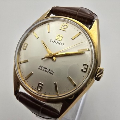 TISSOT SEASTAR HERREN UHR REF:43510 VERGOLDET VINTAGE SWISS AUTOMATIK CAL:783.