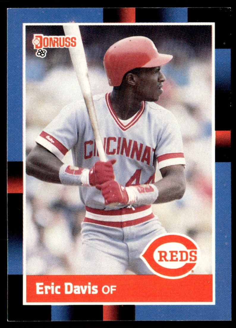 1988 Donruss Eric Davis Cincinnati Reds #369