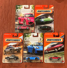 Matchbox 1:64 Porsche Diecast Car Lot of 5 Unopened Cayman 911 Targa '71 914