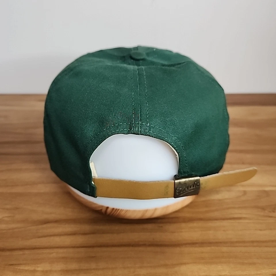 复古 Oregon Ducks 1995 玫瑰碗 唐老鸭 绿色帽子 皮革肩带帽 — 第 4/4 张图片