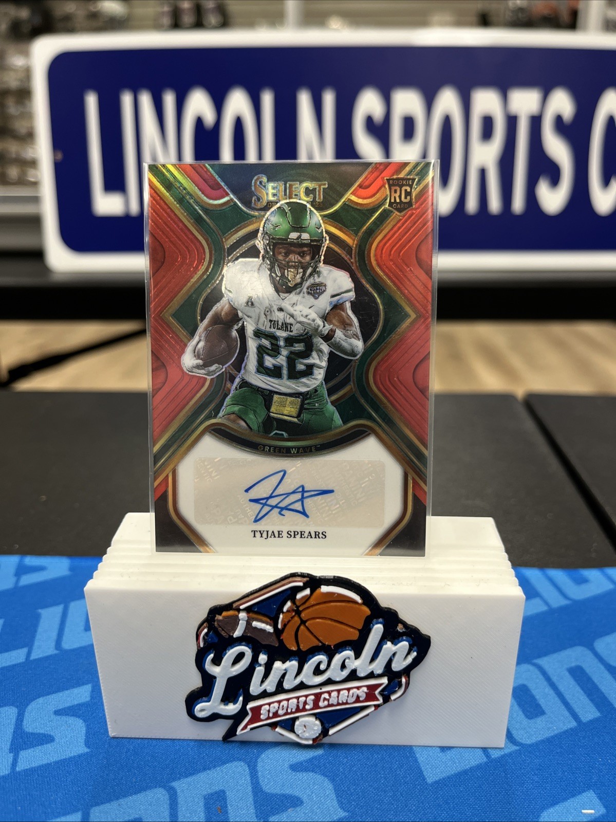 Tyjae Spears Panini Illusions Rookie Signs #RSTSP Red