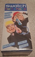 Original Swatch Twin Phone Deluxe Model XG100 Ringer Flash mit Zertifikat 