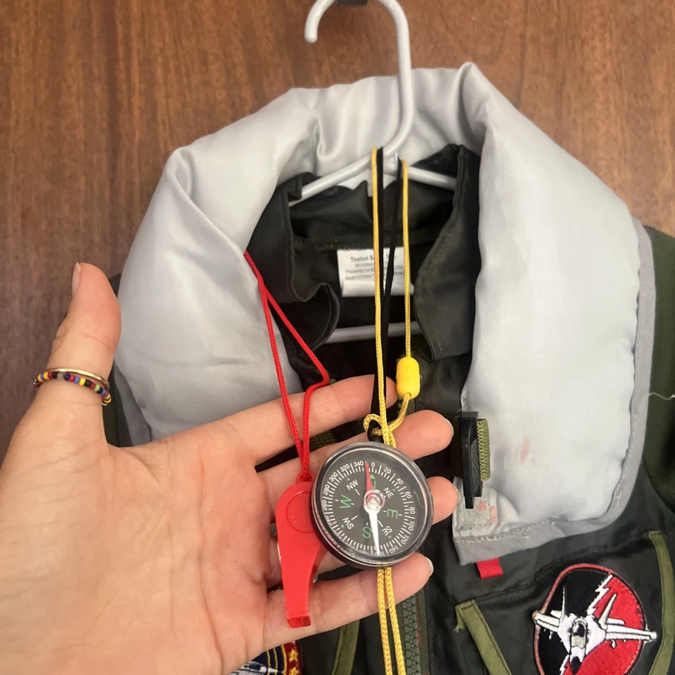 Teetot & Co Inc. Special Air Force Kid's Costume Flighter Pilot W/ Accessories - Image 4 of 4