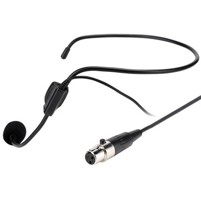 Mini XLR 3 Pins TA3F Plug Professional Wireless Head Wear Mic Headset Microp SET