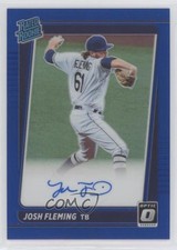 2021 Panini Donruss Optic Blue Prizm 26/75 Josh Fleming #RRS-JF Auto 1p5