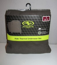Boys Athletic Works Thermal Underwear Set Size Sm 6-7 BRAND NEW W TAGS