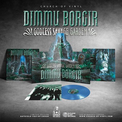 Dimmu Borgir - Godless Savage Garden Popup LP Blue Vinyl  (1998 - EU - Reissue)