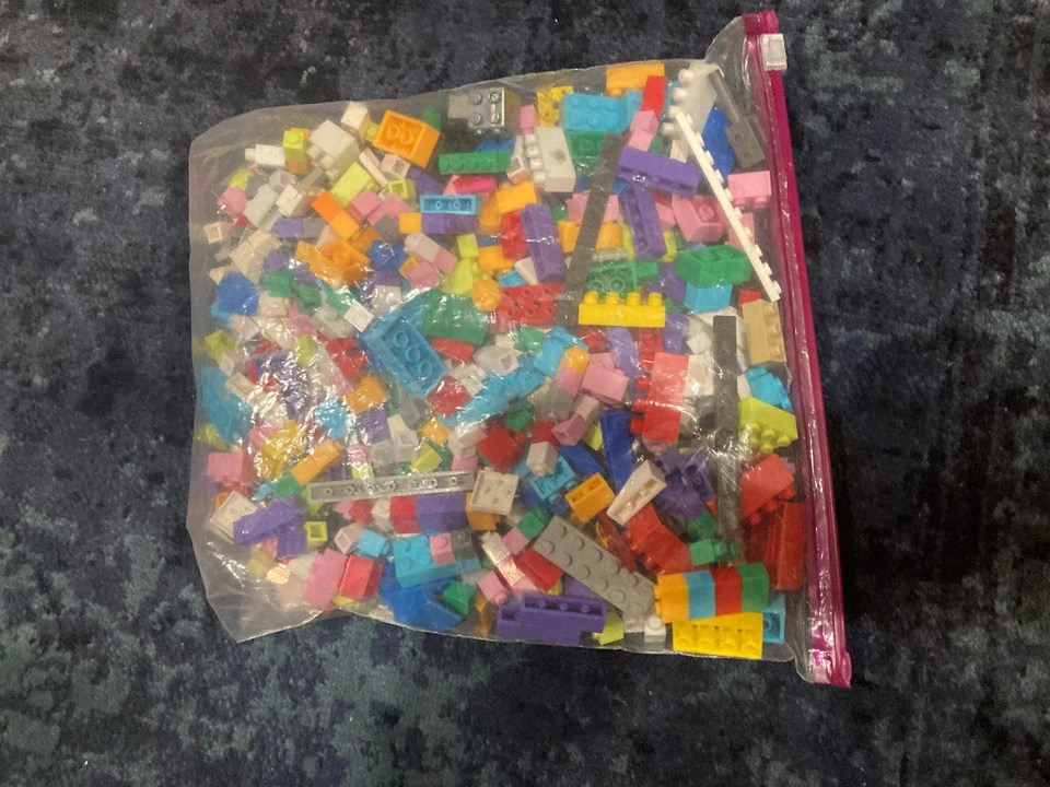 Lote de ladrillos para piezas a granel LEGO 1,6 libras Foto 3 de 3