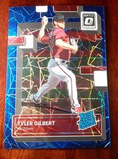 2022 Donruss Optic Tyler Gilbert Blue /99 Velocity Prizm Rookie D-BACKS #95