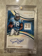 2025 Panini Immaculate Collection Numbers Signatures Jonathan Stewart /99 Card