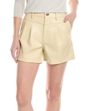 Hudson Jeans Front Yoke Pleated Moth Short Women's