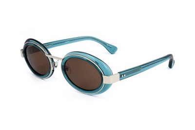 Dries Van Noten by Linda Farrow Sonnenbrille DVN77 C3 BLUE 49/22/135 Damen