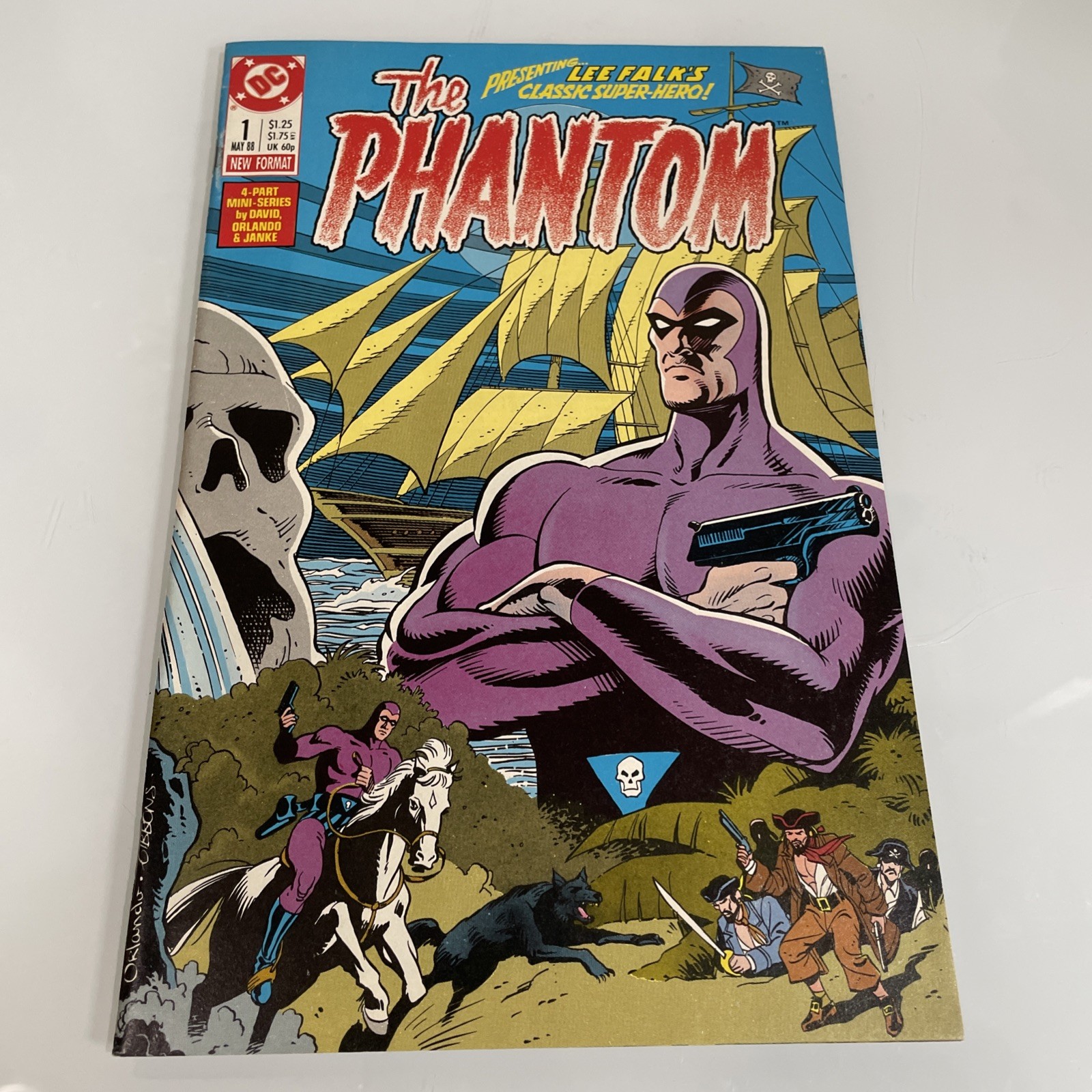 The Phantom #1, May 1988 DC Comic Book Lee Falk