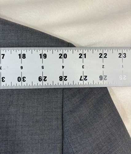 mens gray Stafford hopsack wool blazer jacket sport suit coat classic 48 XL L - Picture 12 of 12