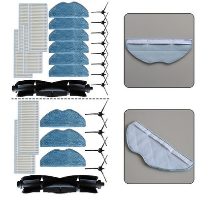 Vacuum Cleaner Replacement Set for Tapo RVA100 with Filters and Brushes
