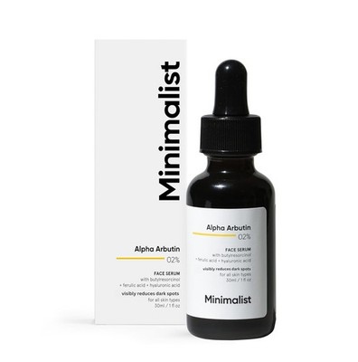 Minimalist Dark Spots Removal Serum with 2% Alpha Arbutin for Hyperpigmentation