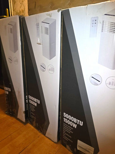Portable Air Conditioner 7000 BTU 2000W White Digital Control Floor Unit