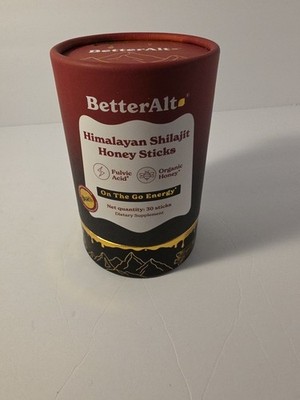 Better Alt Pure Himalayan Shilajit CINNAMON Honey STICKS - 30 Sticks BetterAlt