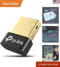 USB Bluetooth 4.0 Adapter for PC - Nano Dongle Receiver, Plug Play for Windows