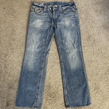 True Religion ricky big t jeans mens size 38 X 32 made in usa Y2K