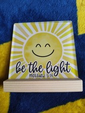 Matthew 5:14 Be The Light Decoration Sign For Desk Or Home Sunshine Positive Sun