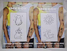 Inbox Tattoos For Now Temporary Tattoos Ghost Cat Sun Moon