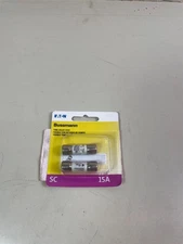Bussman Time-Delay Fuses BP/SC-15 15 Amp (2 Fuses)