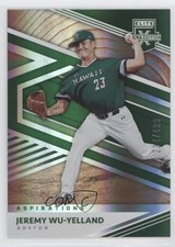 2020 Panini Elite Extra Edition Aspirations Green 234/499 Jeremy Wu-Yelland fm0