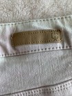 #63 Woman’s Size 7 True Craft Beige/ Pink Tye Dye Distressed Worn Jean Shorts — photo 8