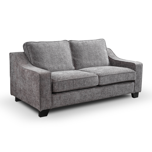 Nebraska Chenille Fabric Grey Slate Corner Sofa 3 Seater 2, Sofa Set Living Room - Picture 8 of 39
