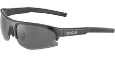 Bolle Bolt 2.0 S Black Shiny Semi-Rimless Wrap Sunglasses - BS004003 - Taiwan