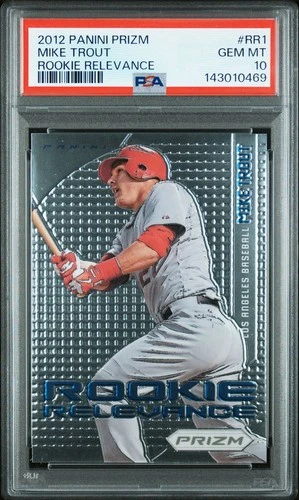 2012 Panini Prizm - Rookie Relevance Mike Trout #RR1 PSA 10 💎💎💎