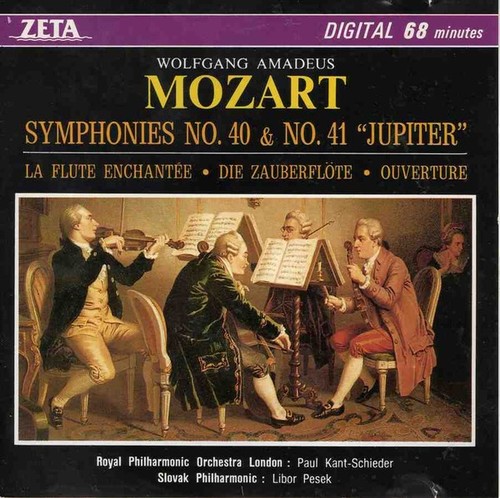 Symphonies No. 40 & No. 41 “Jupiter”, Wolfgang Amadeus Mozart, Slovak ...