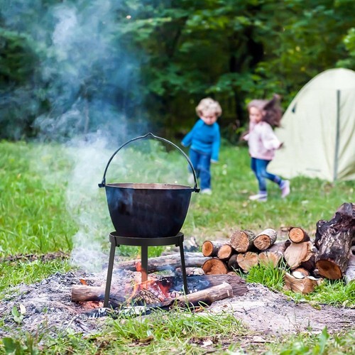 Campfire Tripod, Folding Camping Tripod Grill Open Fire Cooking Stand,2117 - Picture 2 of 8