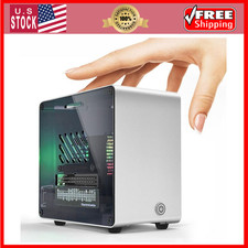 ElectroCookie Raspberry Pi 5 Case, Aluminum Mini Tower Case with Cooling Fan