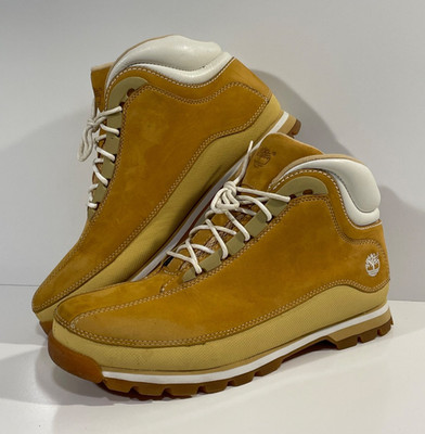 Timberland Mens Size 11M Euro Dub Boots Tan Suede Hiking Waterproof